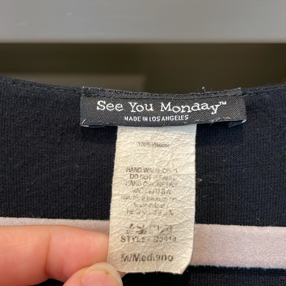 See You Monday Black Maxi Dress - Picture 3 of 3